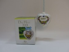 Hutschenreuther Jahresherz Porzellan 2001 in OVP