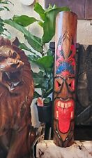 Totempfahl, Maske Marterpfahl 1,00 Meter Totem Pole Wooden Deco Little Big Horn