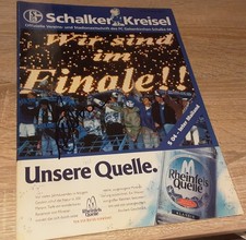 Schalke 04    sign. Kreisel Huub Stevens- Uefa Cup 97 Finale -Weihnachtsgeschenk