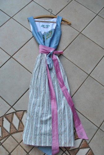 Sportalm dirndl blau rosa - dirndl,
