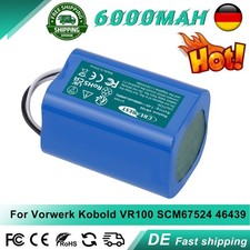 7.4V 6000Ah Akku Für Staubsauger Vorwerk Kobold VR100 SCM61932 PN 46439 SCM67524
