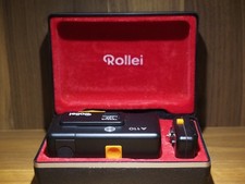 Analoge Kamera Rollei A110 mit Blitz in Box