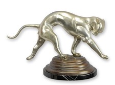 Bronzeskulptur Panther
