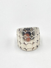 STERLING SILBER 925 KREIS BANDGRÖSSE 6,0 RING 9,3 g