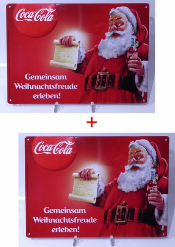 Stück coca cola blechschild - 2,