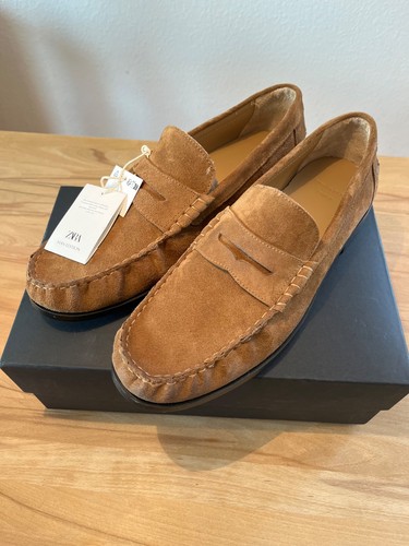 Loafer rauleder braun - loafer,, neu