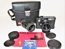 Kamera mit 2 Objektiven Leitz Leica CL  Ausrüstung mit komlettem Zubehör 