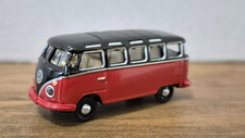 Schuco VW T1 Bus Bulli Samba schwarz rot Transporter 1:87