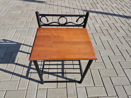Nachttisch metall holz - metall,