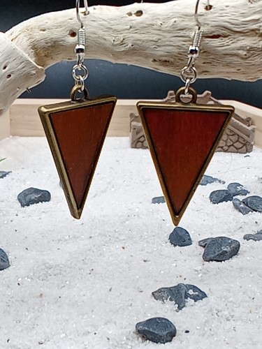 Holz ohrring earing wood - holz,