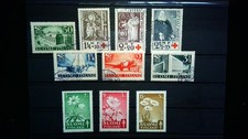 **/ʘ Finnland 1938–49 Postgebäude Flugpost Flora mix (Briefmarken, D137)
