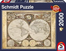 Historische Weltkarte. Puzzle