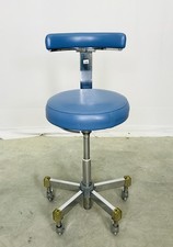 Rollhocker behandlerstuhl blau - behandlerstuhl,