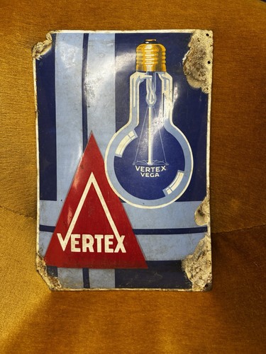 Emailleschild vertex original - vertex,