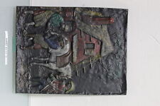 Kaminplatte alt vintage Reiter Handwerk (H443-6117-2-R20)