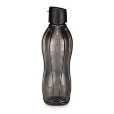 Tupperware EcoEasy Trinkflasche 1 L schwarz trinkverschluss