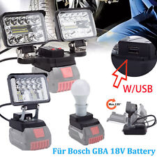 LED Lampe Bulb Arbeitsleuchte Scheinwerfer Für Bosch 18V G-Series Akku W/USB DE