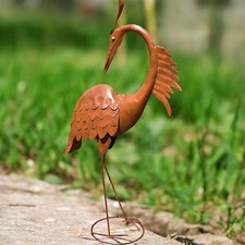 Gartenfiguren große Tiere - 2er Set Kraniche handgefertigt wetterfest 80cm