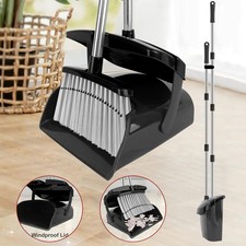 Kehrschaufel und Bürstenset Stehendes Langstiel Besen & Klappbarer Schaufel Set