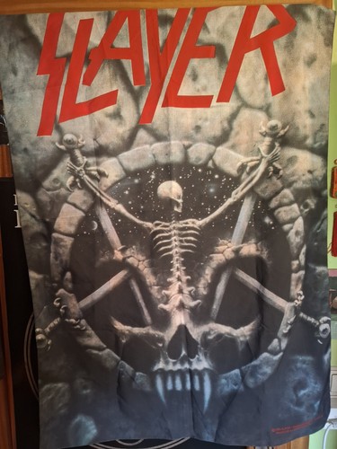 Slayer vintage stoffposter - slayer,