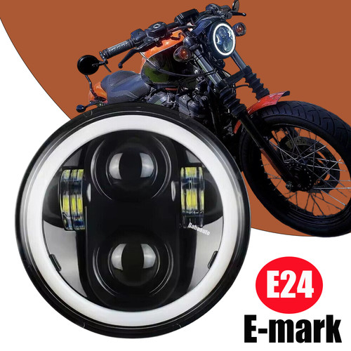 Runder led motorrad - 5-3/4'',