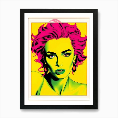Pop art kunstdrucke gerahmt - pop, 6