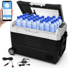 Kompressor Kühlbox 55L Kühlschrank Auto Camping APP 12V-24V/240V Kezjilamnjijmdp