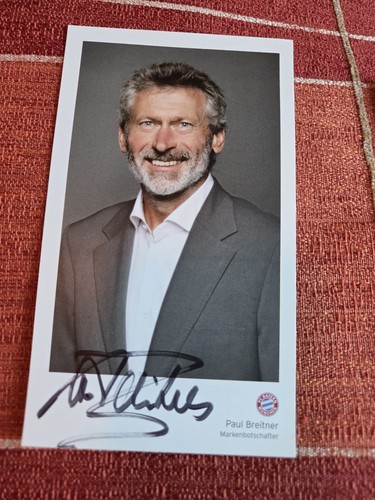 Autogrammkarte der bayern - autogrammkarte,