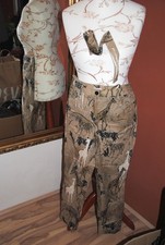 Alba Moda dünne Hose Safari Druck und Bindegürtel beige/braun/weiß Gr.38 getr.