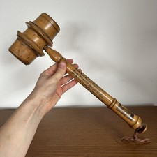Antiker Holzhammer gedrechselt
