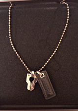 Fossil Herren Kette Edelstahl, mit Original Fossil Dose