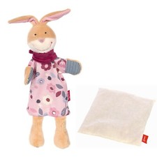 Sigikid Schnuffeltuch Handpuppe Rosalie Rose 39272 plus Kirschkernkissen Neu