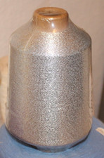 Lurex Garn in Silber 500 g Beilaufgarn