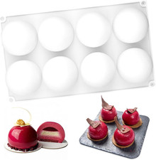 Silikonform Kugeln 8 Löcher