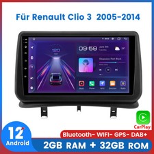 2+32GB Carplay Android Auto Für Renault Clio 3 2005-2014 Autoradio GPS Navi WIFI