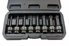 1/2 Zoll Antrieb lange Schlag Torx Bits Steckschlüsselsatz T30 - T80 US PRO INDUSTRIAL 8-teilig Stern