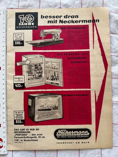 1958 neckermann katalog - neckermann,