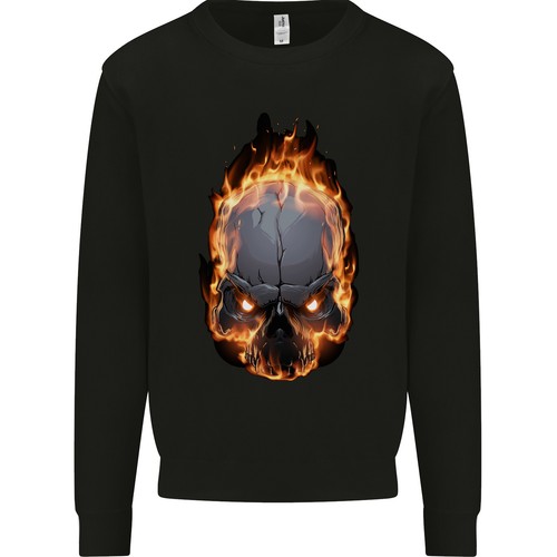 Feuer schädel herren - schädel,