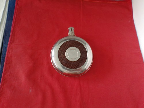 Vintage pocket flask bottle - pocket,