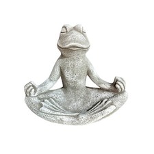 Steinfigur Frosch Rudi in