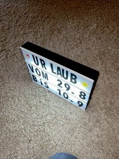 LED Lichtbox, Light Box, Leuchtkasten Buchstaben, Zahlen Werbung Geburtstag Top