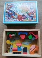 Graupner Holzminiaturen Erzgebirge Eisenbahn Viel Glück Zug Glücksbringer 