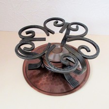 Rechaud Eisengestell Spiritusbrenner Kupfer Fondue "Royal" Chr. Wagner in OVP