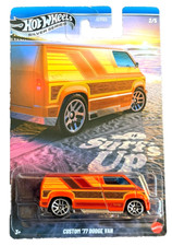 Hot Wheels Custom '77 Dodge Van 2/5 Surfs Up 1:64 Modellauto Kinder Spielzeug US