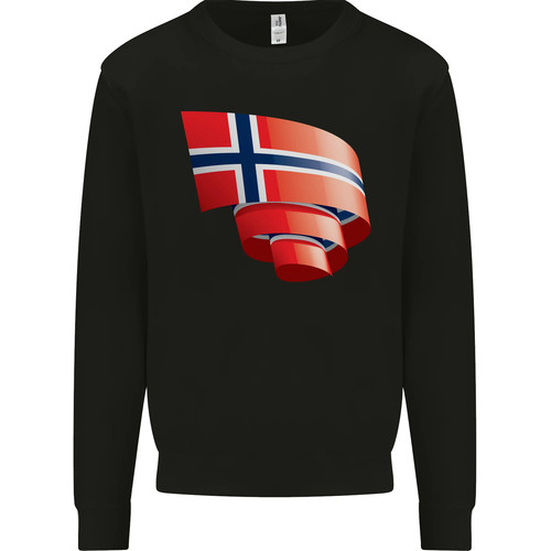 Curled norway flag - curled, norweger