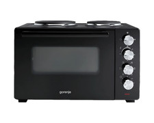 Gorenje Minibackofen OM30GBX 30L mit 2 Kochplatten