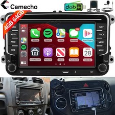 DAB+ Android 15 Autoradio Carplay Navi für VW GOLF 5 6 Plus Polo Passat + Kamera