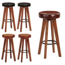 2 Stk. Barhocker Massivholz