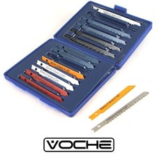 VOCHE® 14-TEILIGES UNIVERSAL-STICHSÄGEBLATT-SET METALL KUNSTSTOFF HOLZ PASST SCHWARZ & DECKER