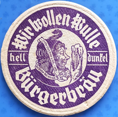 Alter bierdeckel wir wollen - bierdeckel,